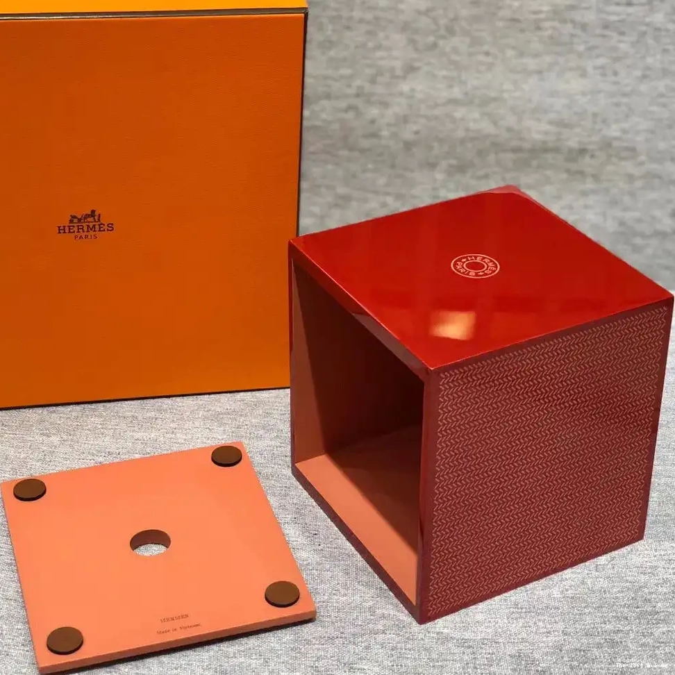 SQUARE HERMES KBOX TISSUE BOX 0516
